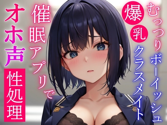 RJ01229867 img main - 催○アプリで常識変換してむっつりボーイッシュ系爆乳クラスメイトをドスケベオホ声性処理委員にする～学校でおチンポ勃起したらいつでも僕が性処理してあげる～