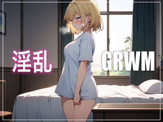 RJ01341480 img main - 【連続絶頂】博多弁の金髪美女OLが推しのライブ観戦前にGRWM(準備の様子)を収録していたはずなのに…気づいたら鏡の前でおっぱいを触っていました
