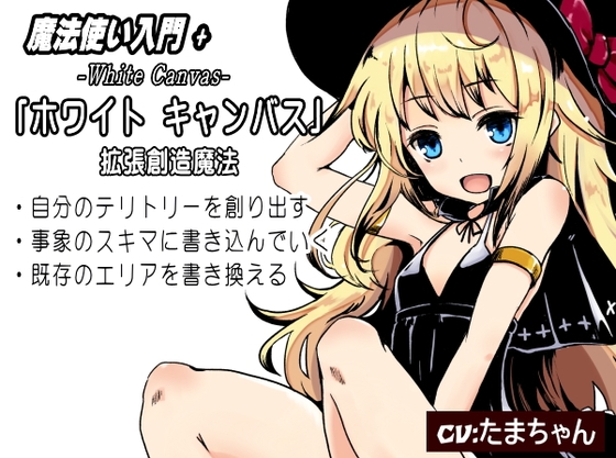 RJ01344274 img main - 魔法使い入門+ 「ホワイト キャンバス」  拡張創造魔法  ・自分のテリトリーを創り出す  ・事象のスキマに書き込んでいく ・既存のエリアを書き換える