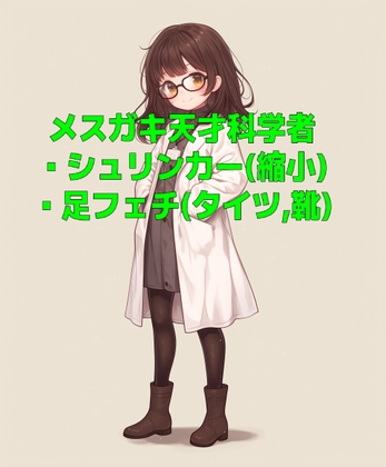 RJ01347902 img main - 天才メ○ガキ科学者の実験薬で小さくされて靴の中に入れられたりタイツ足で踏まれたりする音声