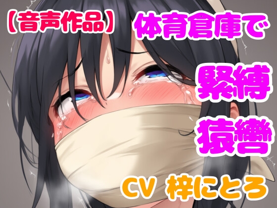 RJ01348876 img main - 女の先輩に後ろ手に縛られ、体育倉庫で猿轡を噛まされちゃう!【DID音声作品】