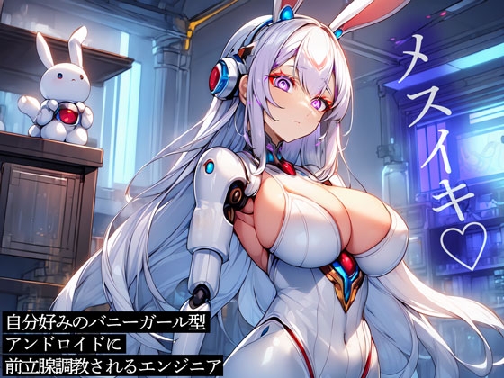 RJ01400253 ana img main - 自分好みのバニーガール型アンドロイドに前立腺調教されるエンジニア