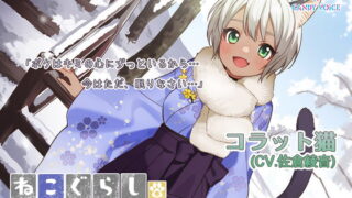 RJ319423 img main 320x180 - 【耳かき・吐息】ねこぐらし。3～コラット猫娘のテレパシー～【CV: 佐倉綾音】