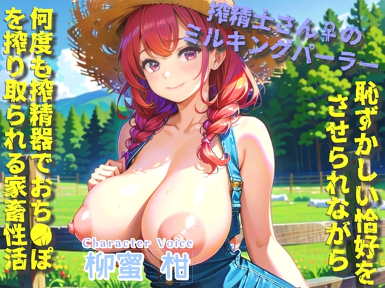 RJ01275391 img main - 【おなサポげーむ】カウントゼロって言うまで出さないでください♪ 搾精士さん♀のミルキングパーラー編♪ 牧場の搾精家畜となり「永遠に」搾り取り続けられるお話