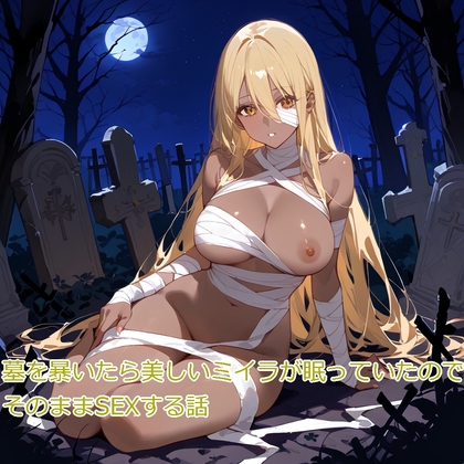 RJ01276072 img main - 【5～10分でさっくり抜けるシリーズ】墓を暴いたら美しいミイラが眠っていたので、そのままSEXする話