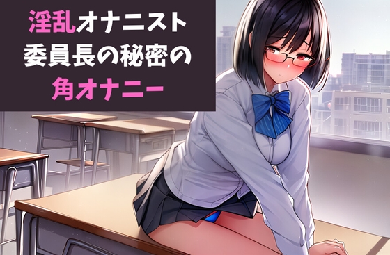 RJ01292163 img main - 淫乱オナニスト～委員長の秘密の角オナニーを見てしまった僕は～