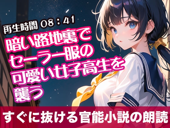 RJ01293732 img main - 暗い路地裏でセーラー服の可愛い女子高生を襲う【オリジナル官能小説の朗読】