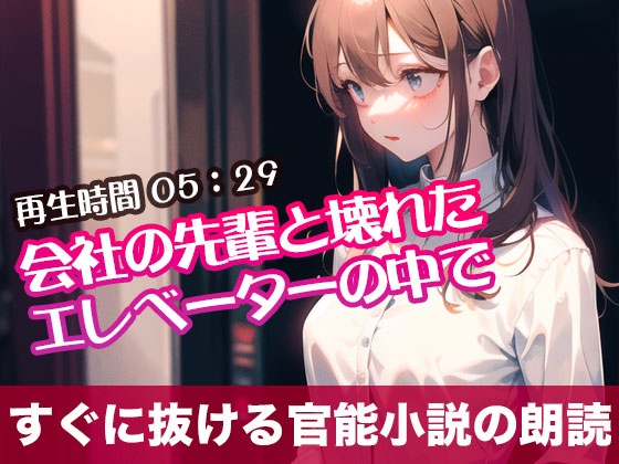 RJ01294829 img main - 会社の先輩と壊れたエレベーターの中で【すぐに抜ける官能小説の朗読】