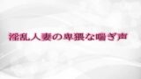RJ01294830 img main 160x90 - 淫乱人妻の卑猥な喘ぎ声