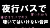RJ01306512 img main 160x90 - 絶対に夜行バスで聴いてはいけない音声【囁き/耳舐め/フェラ/おさわり/本番】