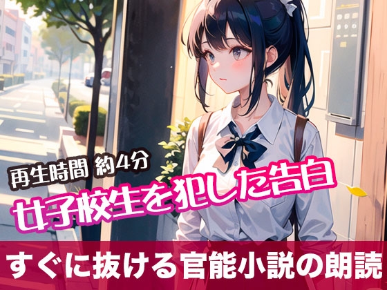 RJ01319325 img main - 女子校生を犯した告白【すぐに抜ける官能小説の朗読】
