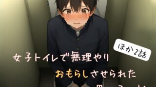 RJ01391344 ana img main 320x180 - 【おしっこ我慢】女子トイレで無理やりおもらしさせられた男の子の話 ほか2話 ～おしがま連作短編～