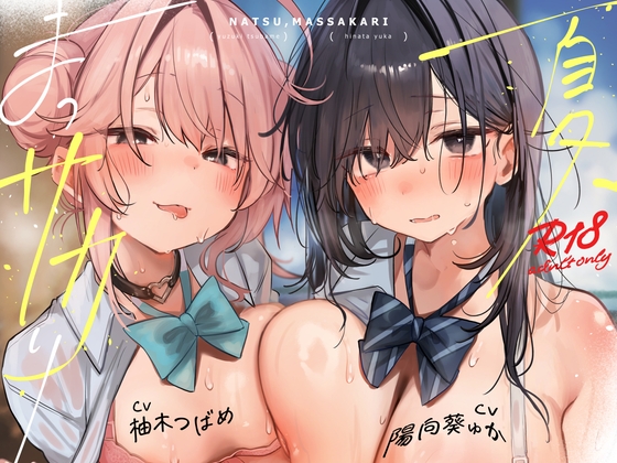 RJ01405104 ana img main - 【12日間限定&本編が更に楽しめる㊙特典►35点～】 ～夏、まっサカり～ ひと夏で2度おいしい凸凹ハーレム♪苦しそうなおち〇ぽ、責任もって楽にしてあげるね?【4時間】