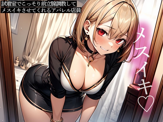 RJ01405292 img main - 試着室でこっそり前立腺調教してメスイキさせてくれるアパレル店員